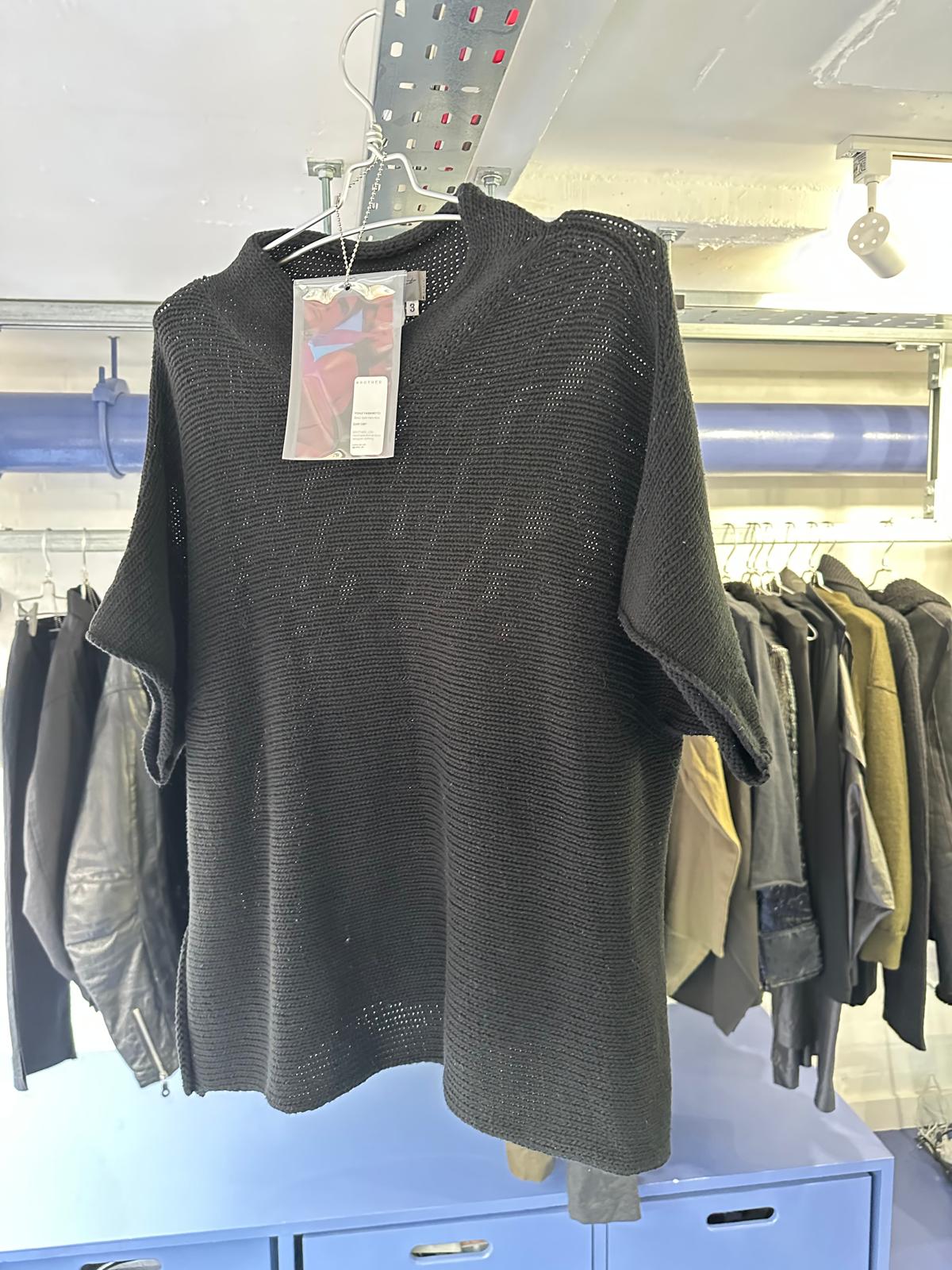 Boxy Split Hem Knit