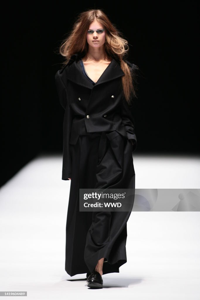 Black Wool Mix Double Breasted Coat