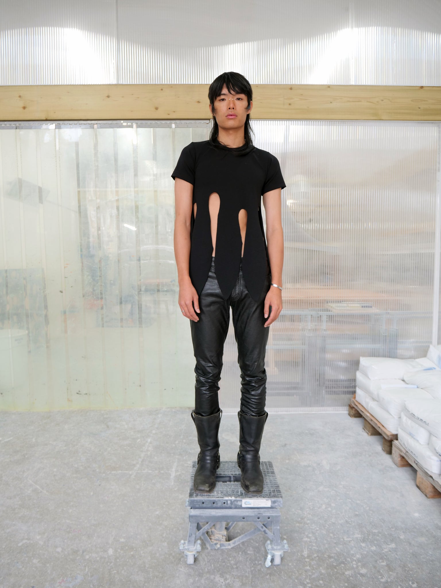 Cut Out Black Top