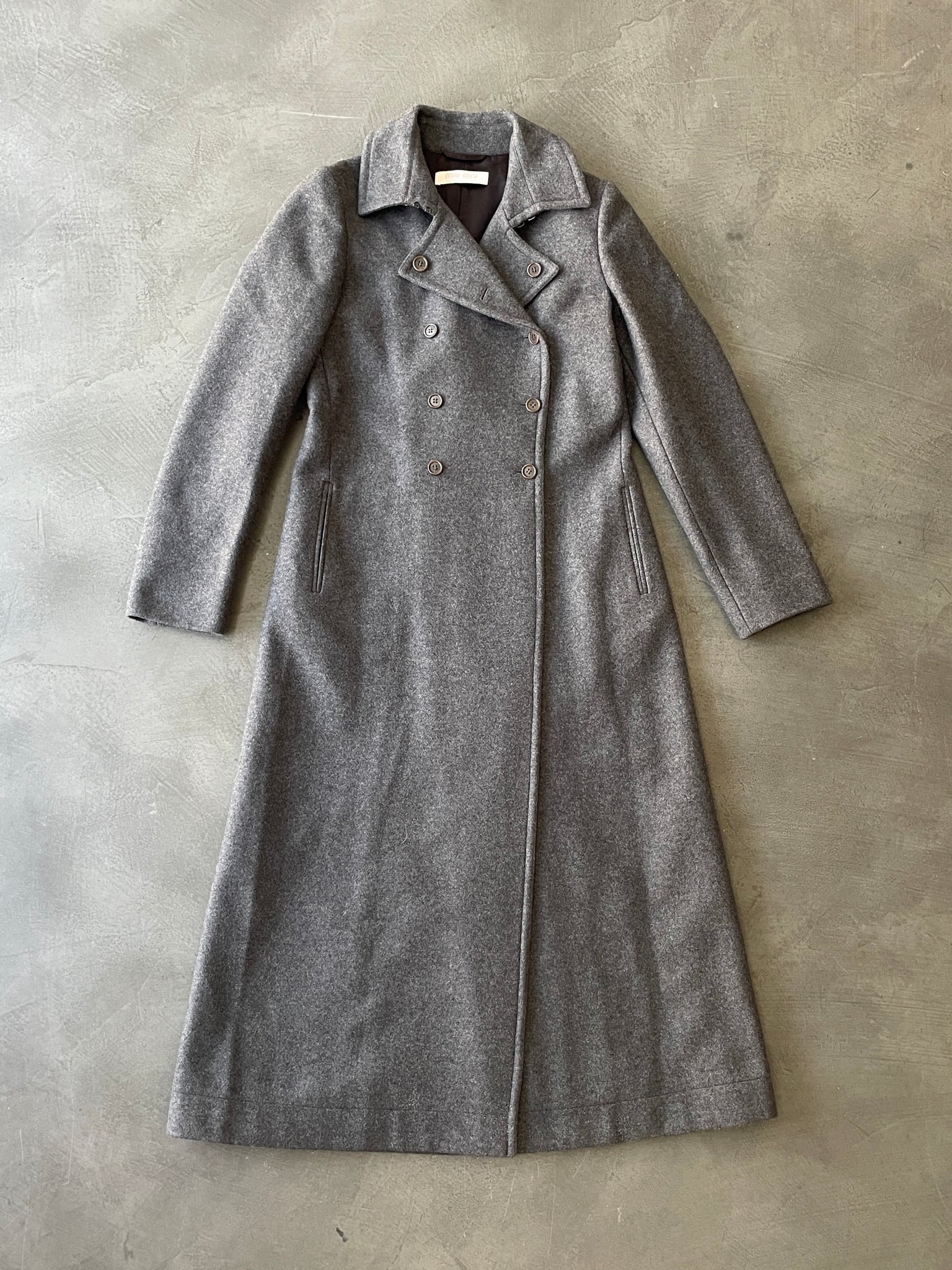 Double Breasted Wool Coat