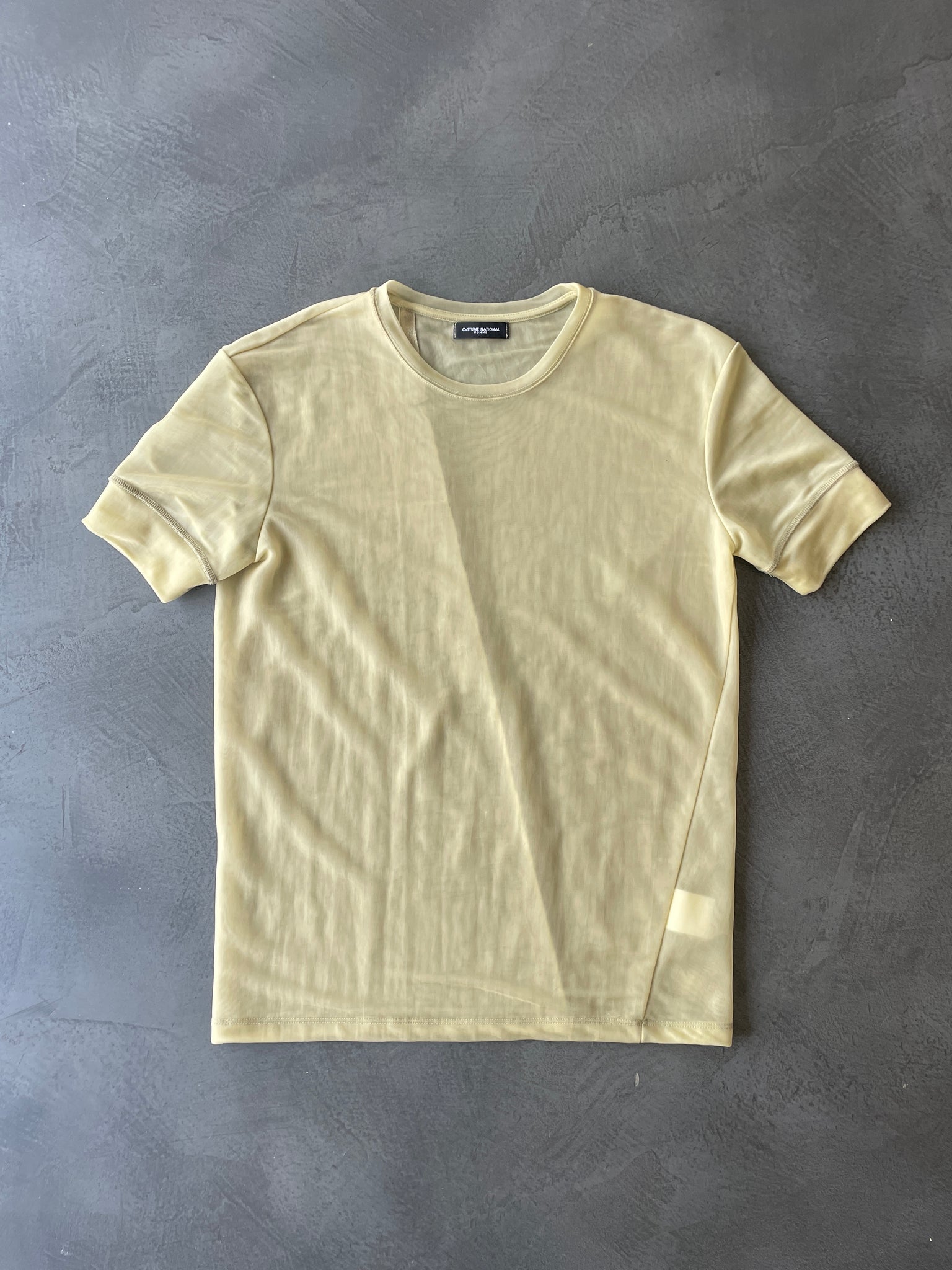 Sheer Light Olive T-Shirt