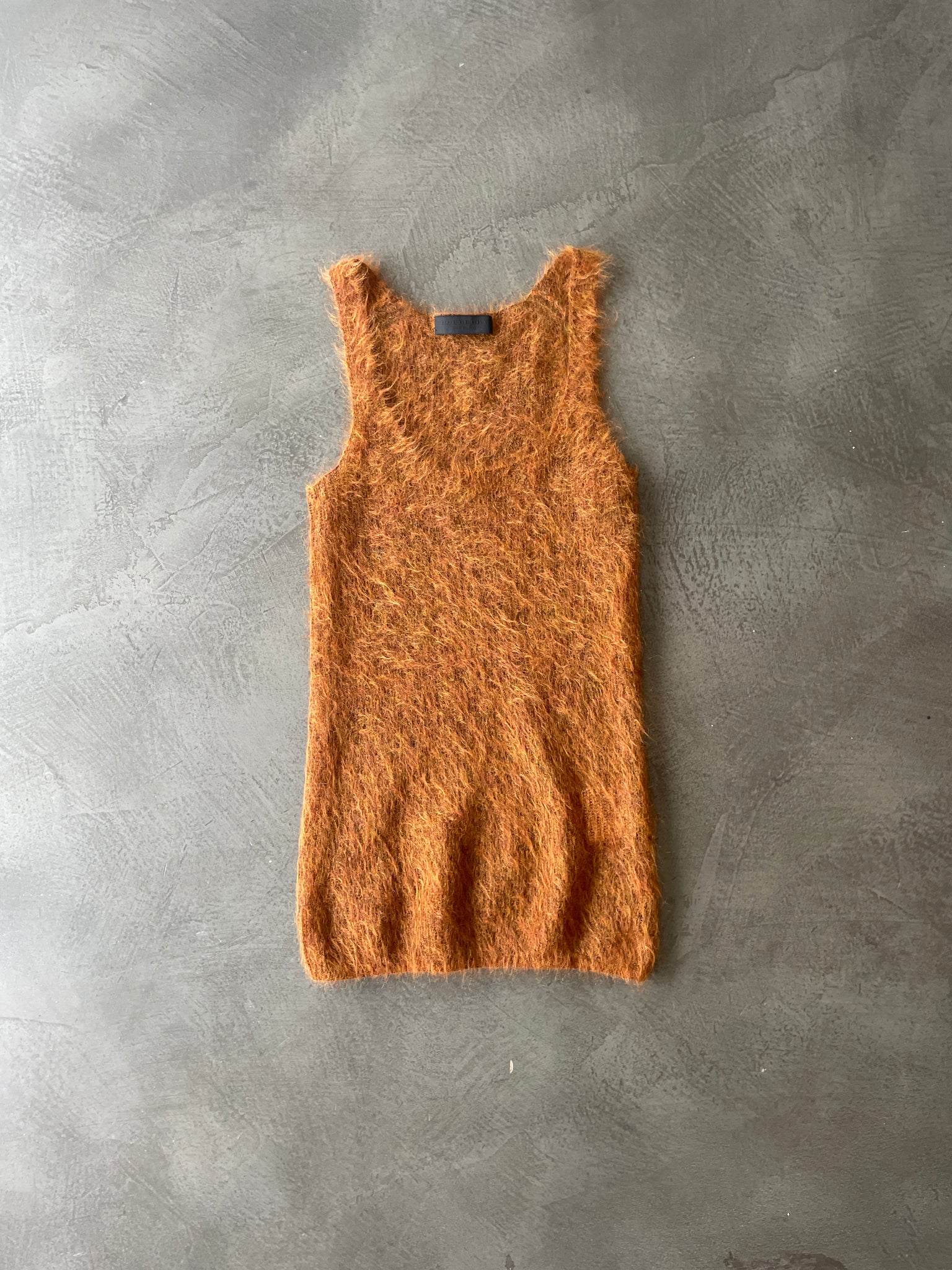 Burnt Orange Mohair Vest