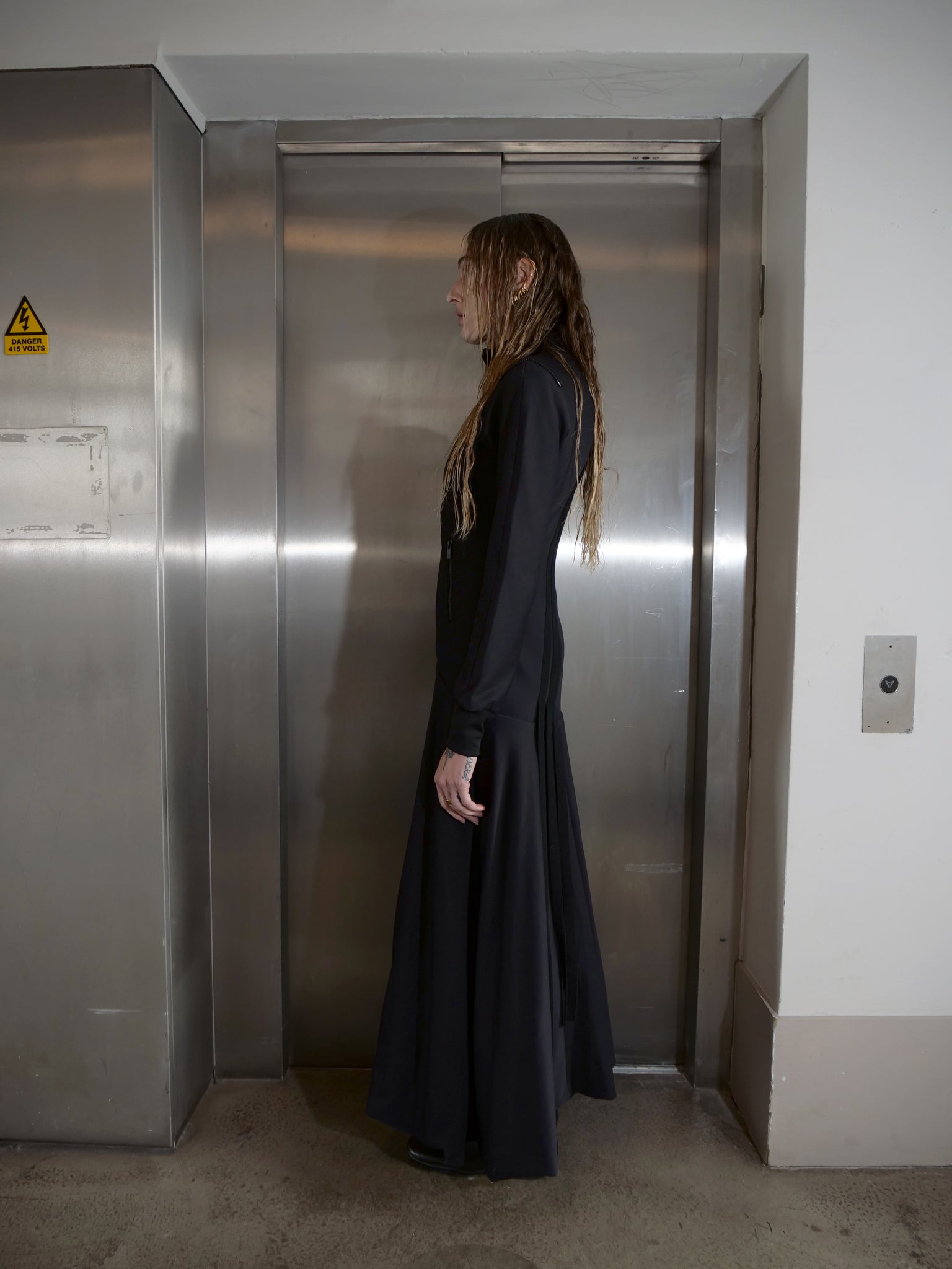 Y-3 Black Tracksuit Dress