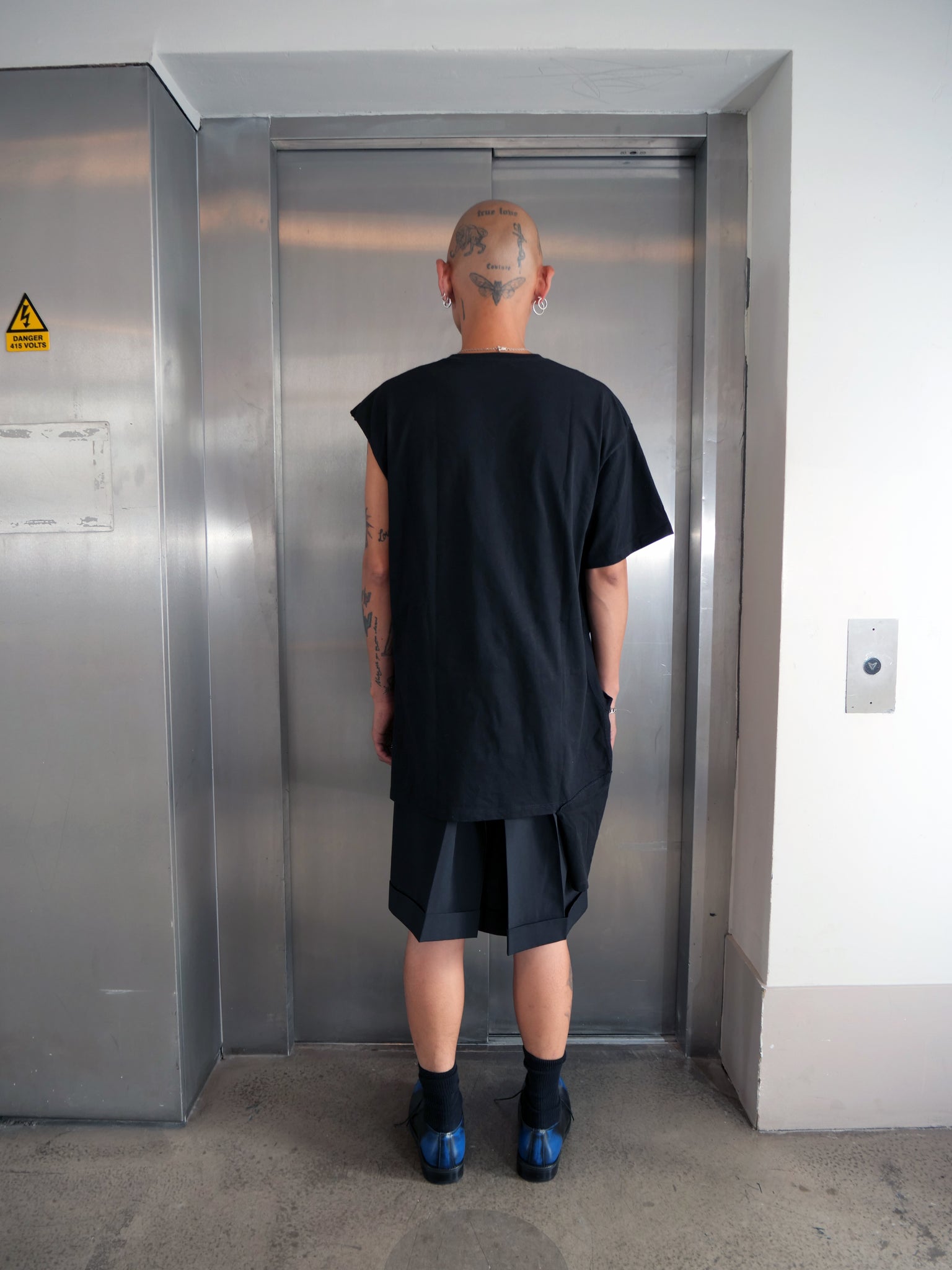 Graphic T-Shirt With Sideways Sleeve