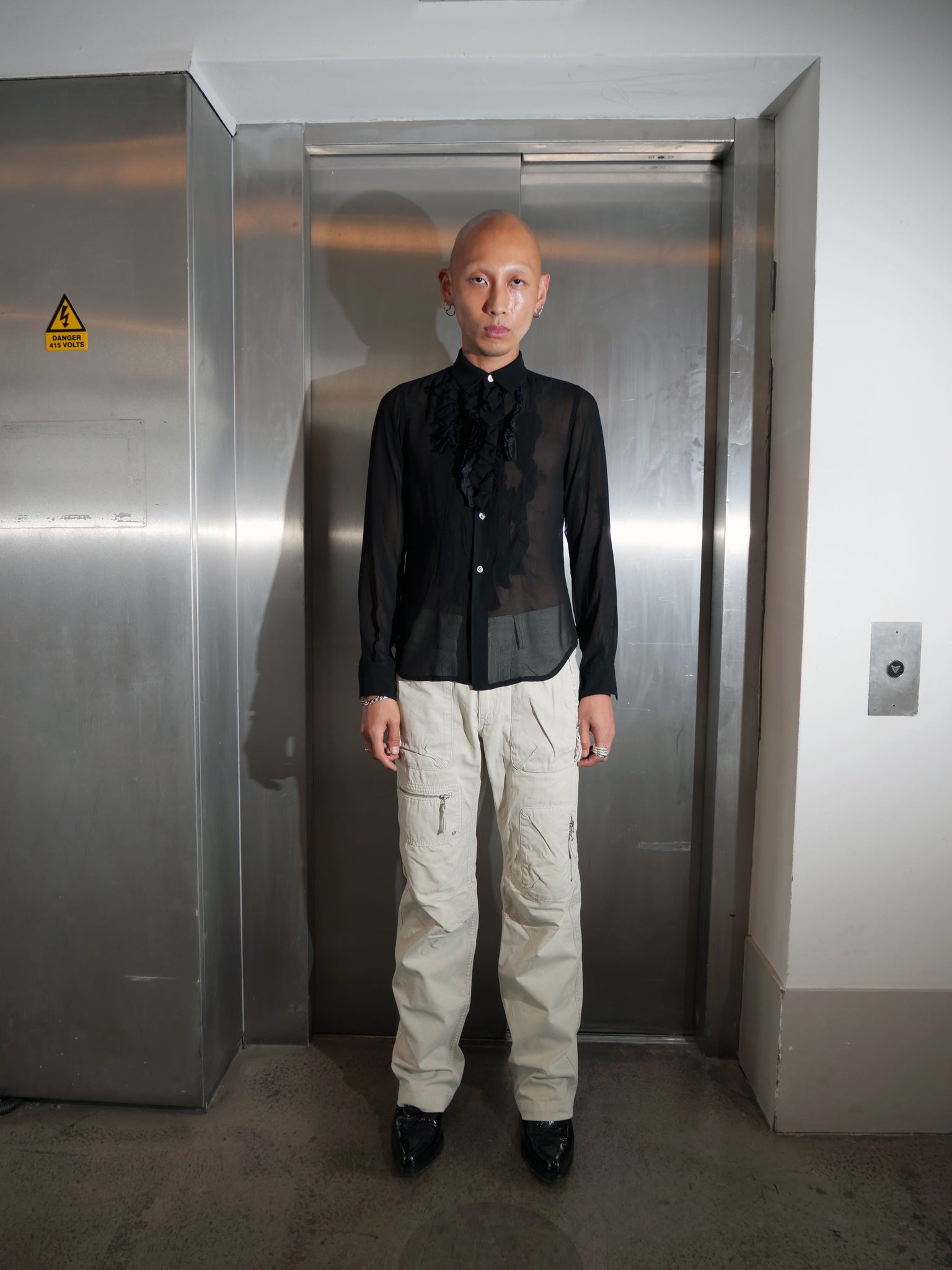 Beige Pocket Trousers