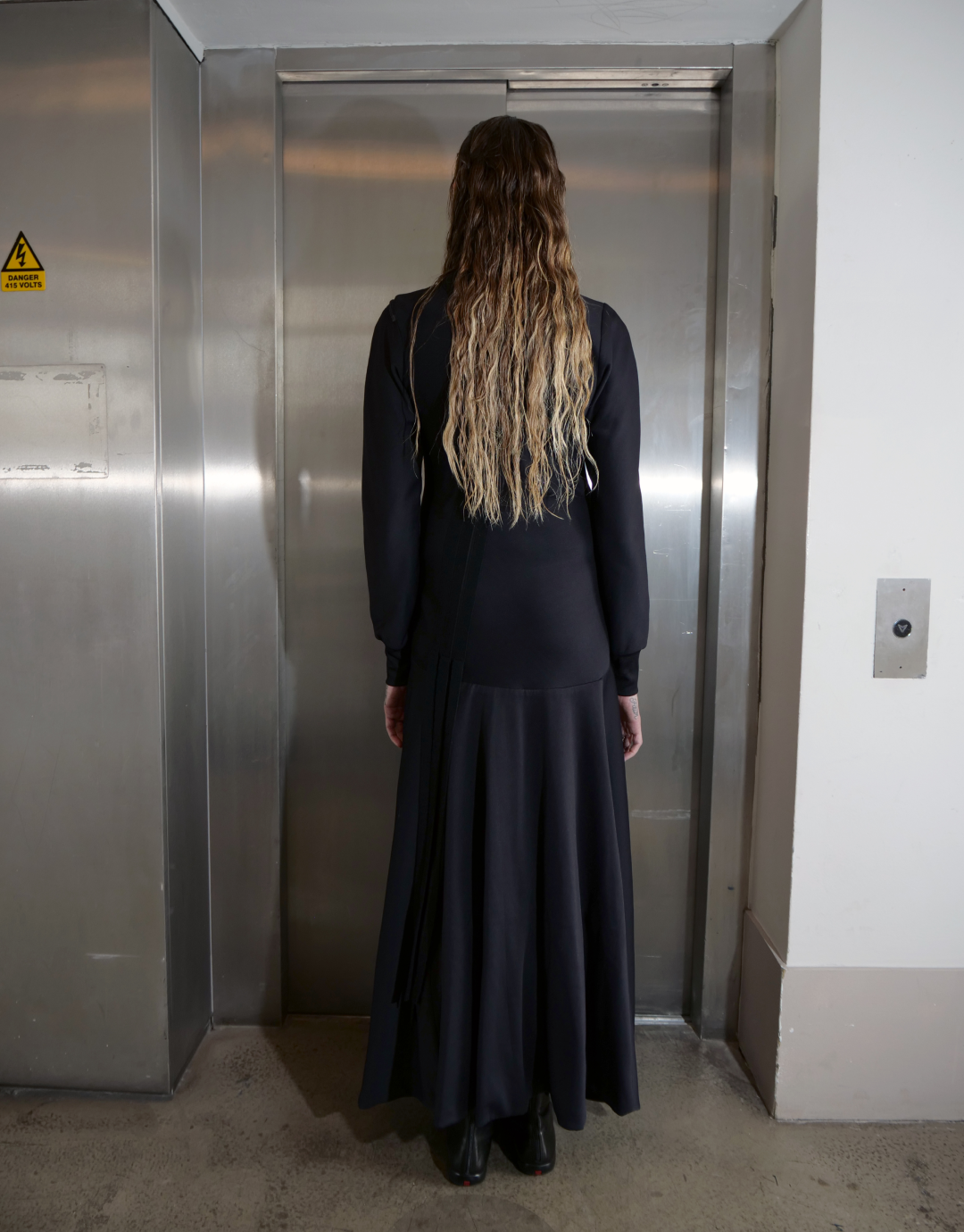 Black Tracksuit Dress